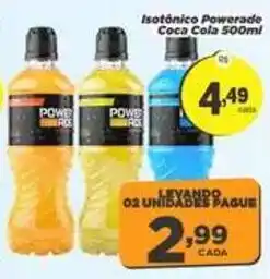 Amarelinha Supermercados Isotônico Powerade Coca Cola oferta