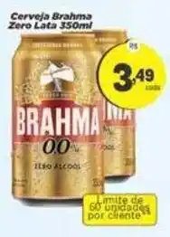 Amarelinha Supermercados Cerveja brahma zero lata oferta