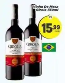 Amarelinha Supermercados Vinho De Mesa Girola oferta