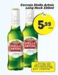 Amarelinha Supermercados Cerveja Stella Artois Long Neck oferta