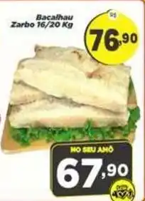 Amarelinha Supermercados Bacalhau Zarbo oferta