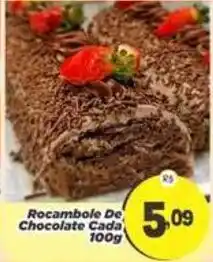 Amarelinha Supermercados Rocambole De Chocolate oferta