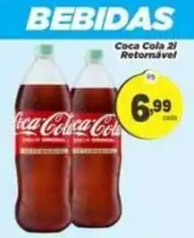 Amarelinha Supermercados Coca Cola 2l Retornável oferta