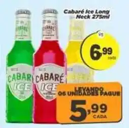Amarelinha Supermercados Cabare ice long neck oferta