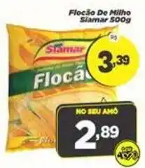 Amarelinha Supermercados Flocão de milho oferta