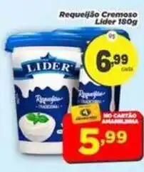 Amarelinha Supermercados Requeijão cremoso lider oferta