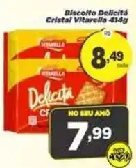 Amarelinha Supermercados Biscoito Delicita Cristal Vitarella oferta