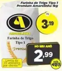 Amarelinha Supermercados Farinha de Trigo Tipo 1 Premium Amarelinha oferta
