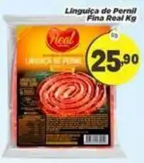 Amarelinha Supermercados Linguiça de Pernil Fina Real oferta
