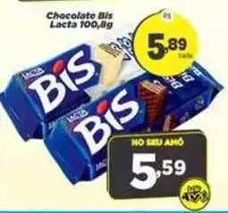 Amarelinha Supermercados Chocolate Bis Lacta oferta