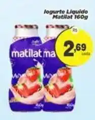 Amarelinha Supermercados Iogurte Líquido Matilat oferta