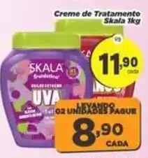 Amarelinha Supermercados Creme de tratamento skala oferta