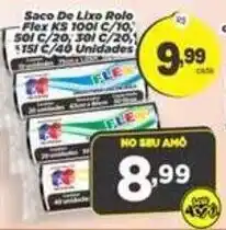 Amarelinha Supermercados Saco De Lixo Rolo Flex KS oferta