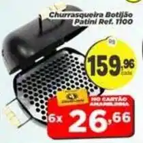 Amarelinha Supermercados Churrasqueira Botijão Patini Ref. 1100 oferta