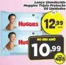 Amarelinha Supermercados Lenço Umedecido Huggies Tripla Proteção oferta