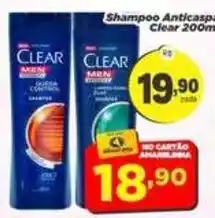 Amarelinha Supermercados Shampoo Anticaspa Clear oferta