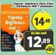 Amarelinha Supermercados Tapete Higiênico Mili oferta