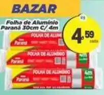 Amarelinha Supermercados Folha de Alumínio Paraná oferta