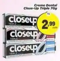 Amarelinha Supermercados Creme Dental Close-Up Triple oferta