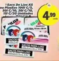 Amarelinha Supermercados sacos para lixo oferta