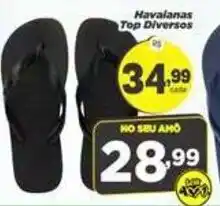 Amarelinha Supermercados Havaianas Top Diversos oferta