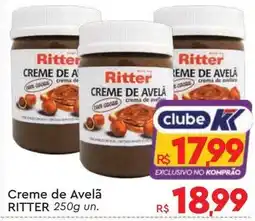 Supermercados Koch Creme de Avelã RITTER oferta