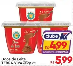 Supermercados Koch Doce de Leite Terra Viva oferta