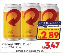 Supermercados Koch Cerveja skol pilsen oferta