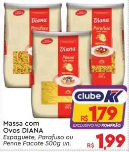 Supermercados Koch Massa com Ovos DIANA oferta
