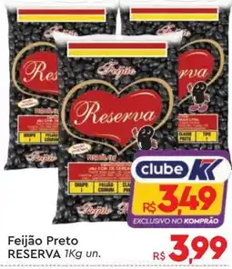 Supermercados Koch Feijão preto reserva oferta