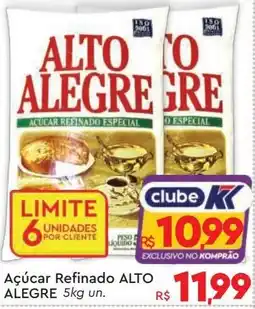 Supermercados Koch Açúcar refinado alto alegre oferta