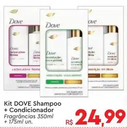 Supermercados Koch Kit Dove Shampoo + Condicionador oferta