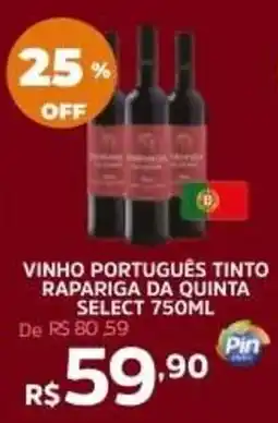 Pinheiro Supermercado vinho português tinto rapariga da quinta select oferta