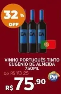 Pinheiro Supermercado vinho português tinto eugênio de almeida oferta
