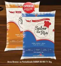 Supermercados Unidos Arroz branco ou parboilizado sabor do rio T1 oferta