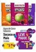 Muffato Sococo - agua de coco sabores oferta