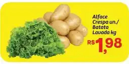 Fort Atacadista Alface crespa un./ batata oferta