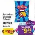 Muffato Ruffles - batata frita ondulada sabores oferta