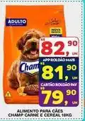 Roldão Champ - alimento para caes carne e cereal oferta