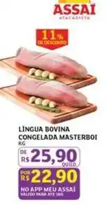 Assaí Atacadista Masterboi - lingua bovina congelada oferta