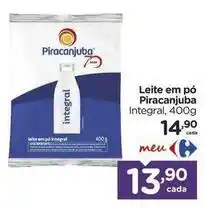 Carrefour Piracanjuba - leite em pó oferta