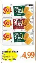 Atacadão Sol - biscoito salt oferta