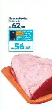 Sam's Club Bovina - picanha bovina oferta