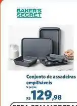 Sam's Club Secret - conjunto de assadeiras empilhaveis oferta