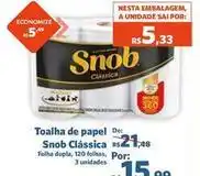 Sam's Club Snob - toalha de papel classica oferta