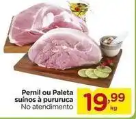 Pernil ou paleta suinos à pururuca