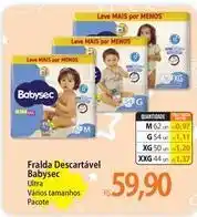 Atacadão Babysec - fralda descartável oferta