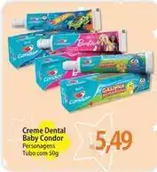 Atacadão Condor - creme dental baby oferta