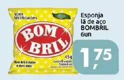 Supermercados Nori Esponja lã de aço bombril oferta
