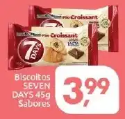 Supermercados Nori Biscoitos seven days 45g sabores oferta